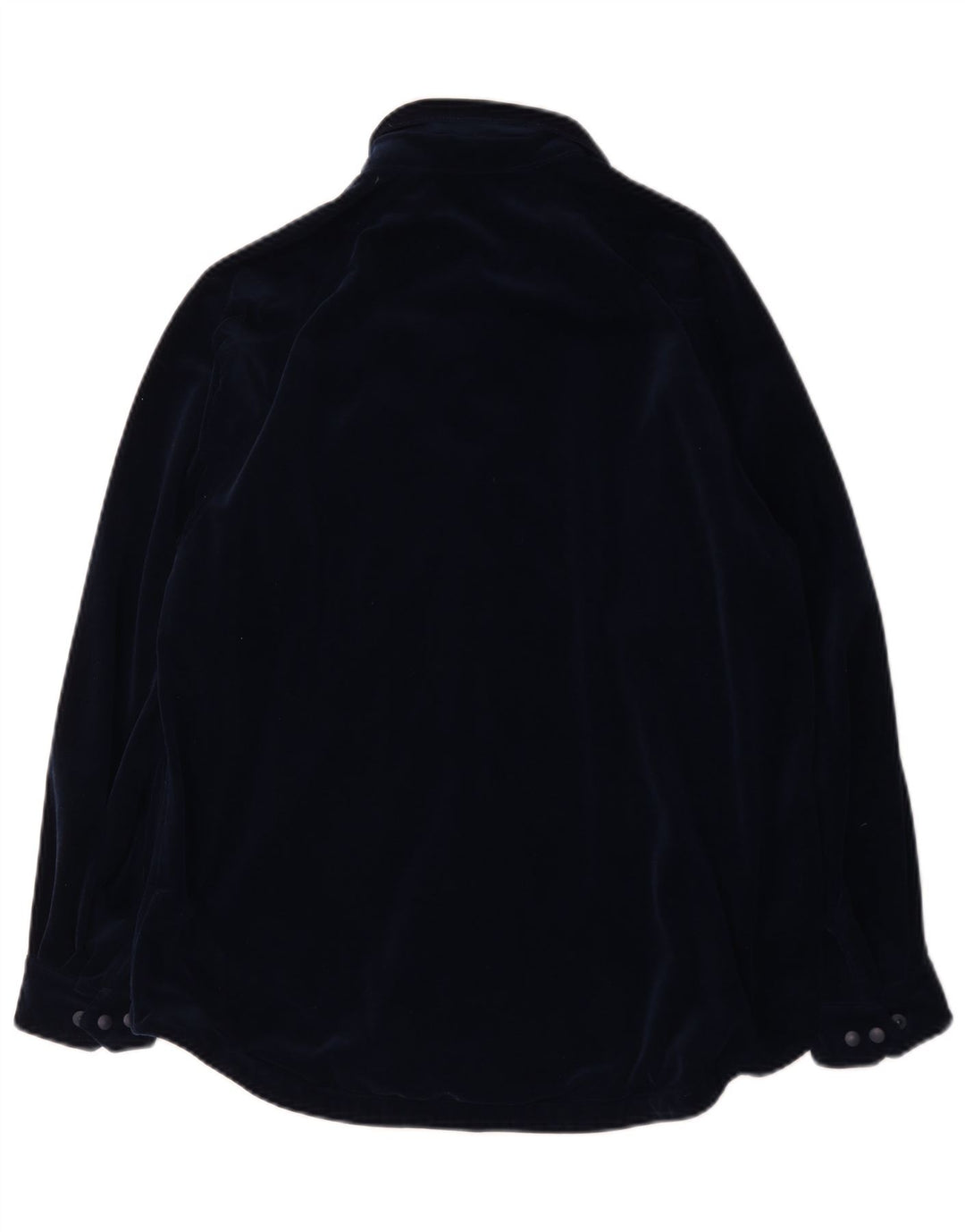 Paramo Womens Oversized Velvet Overshirt Shirt UK 10 Small Navy Blue