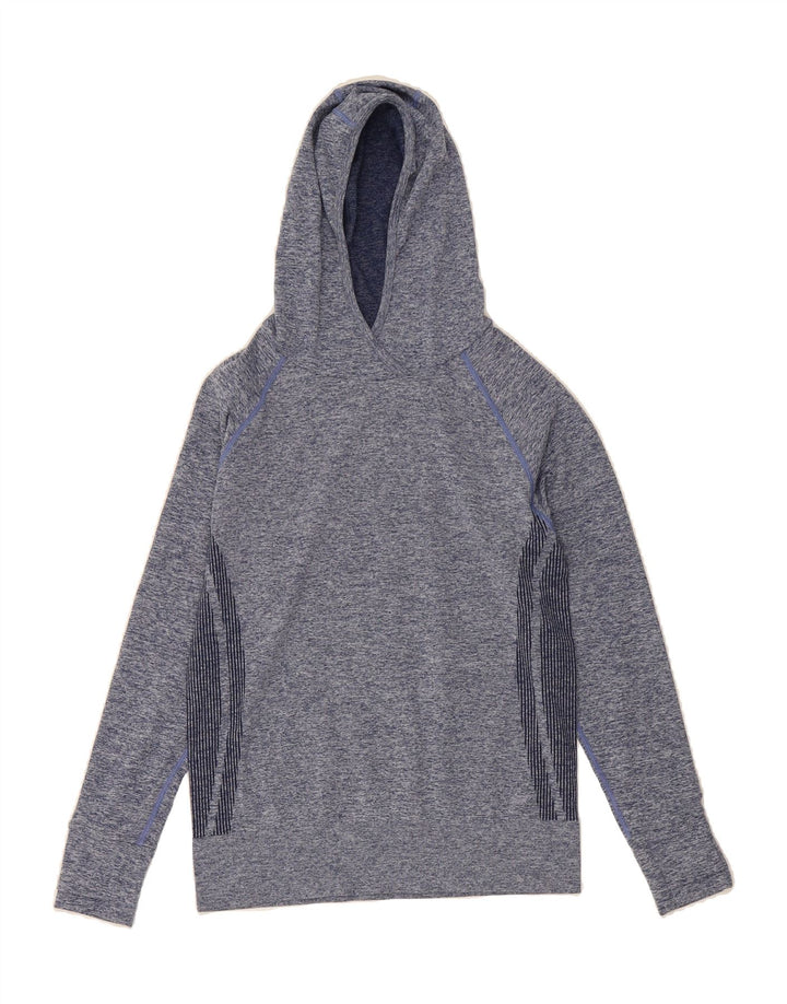 MOUNTAIN WAREHOUSE Womens Hoodie Jumper UK 10 Small Navy Blue Vintage Mountain Warehouse and Second-Hand Mountain Warehouse from Messina Hembry 