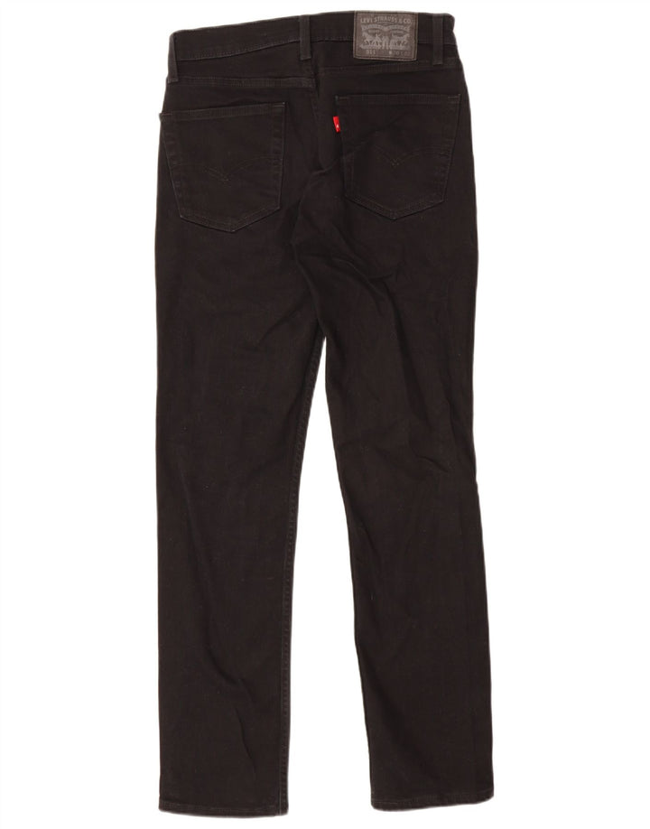 Levi's Herre 511 Slim Jeans W30 L32 Sort Bomuld