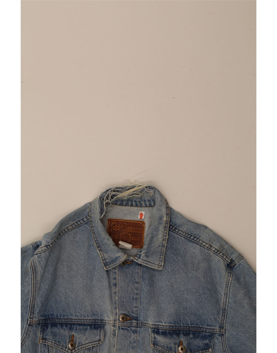 ROY ROGERS Denimjakke til mænd UK 38 Medium Blue