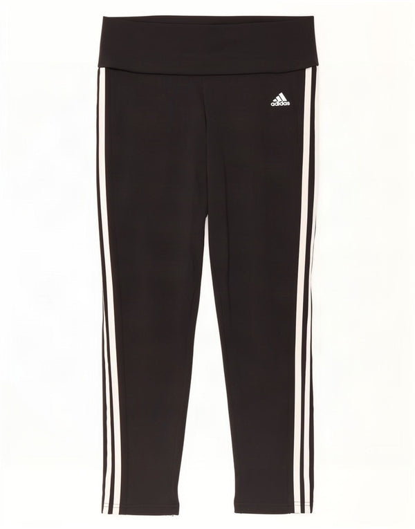 Adidas Aeroready Leggings til kvinder UK 16/18 Large Black Polyester