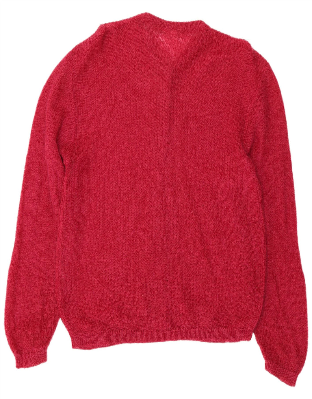WEEKEND Womens Longline Cardigan Sweater UK 16 Large Red Mohair