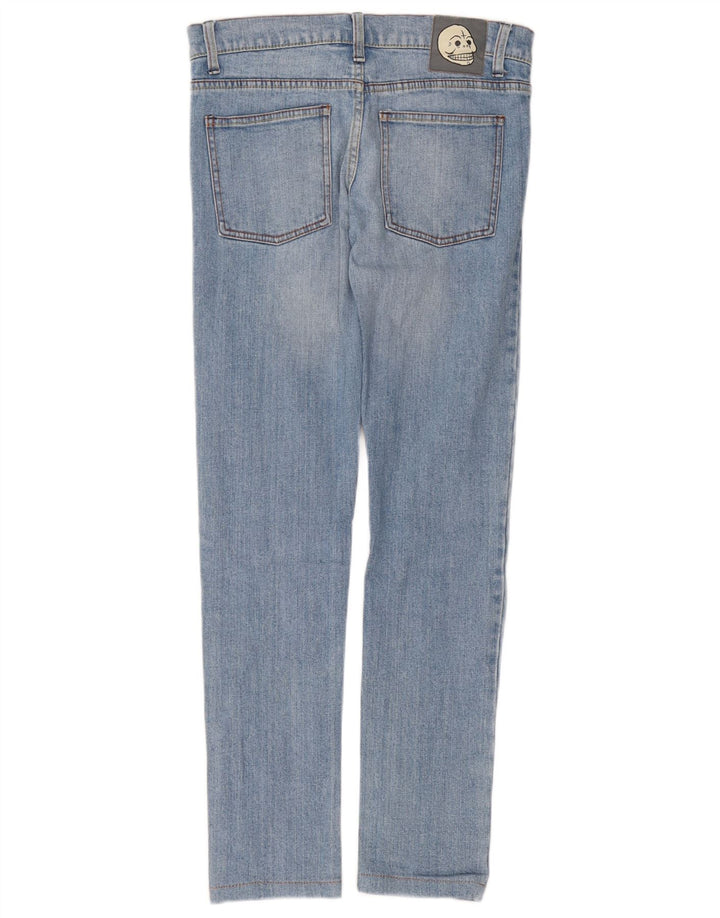 Billige Mandag Dame Slim Jeans W28 L32 Blå Bomuld