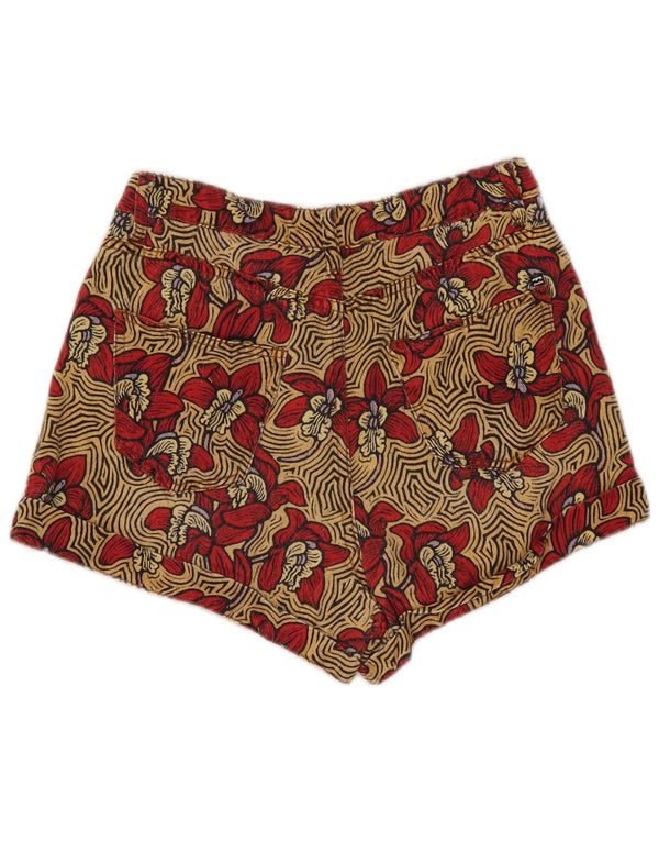 Billabong Womens Casual Shorts W28 Medium Flerfarvet Blomsterbomuld