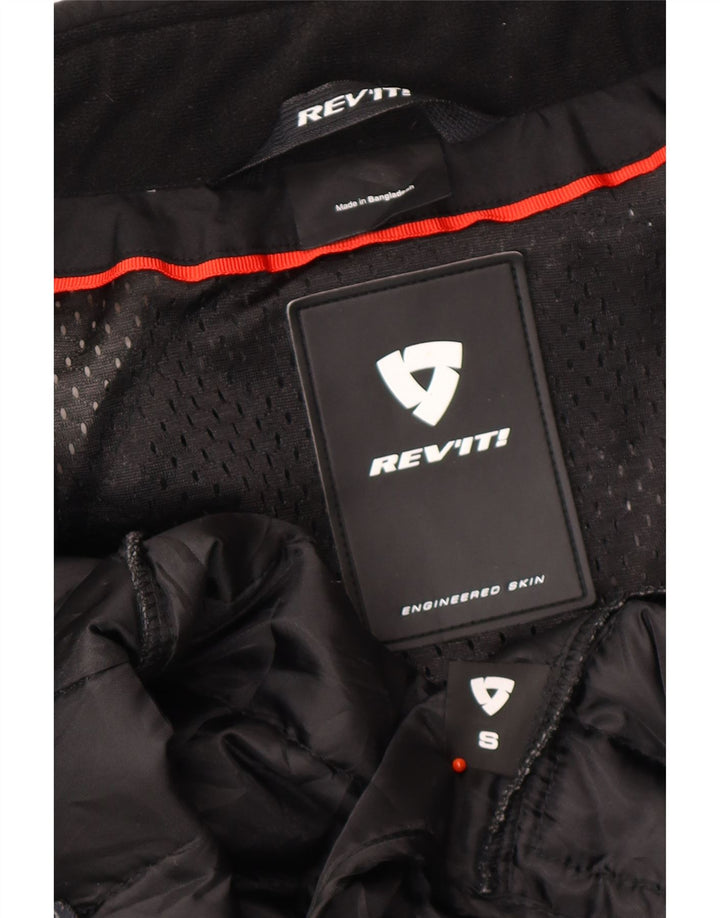 REV'IT Herre Biker Jacket UK 36 Small Off White Colourblock Motorcykel