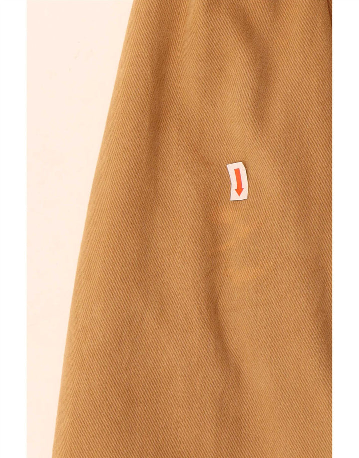Zara Herre 2-knaps blazerjakke EU 48 Medium Brun Bomuld