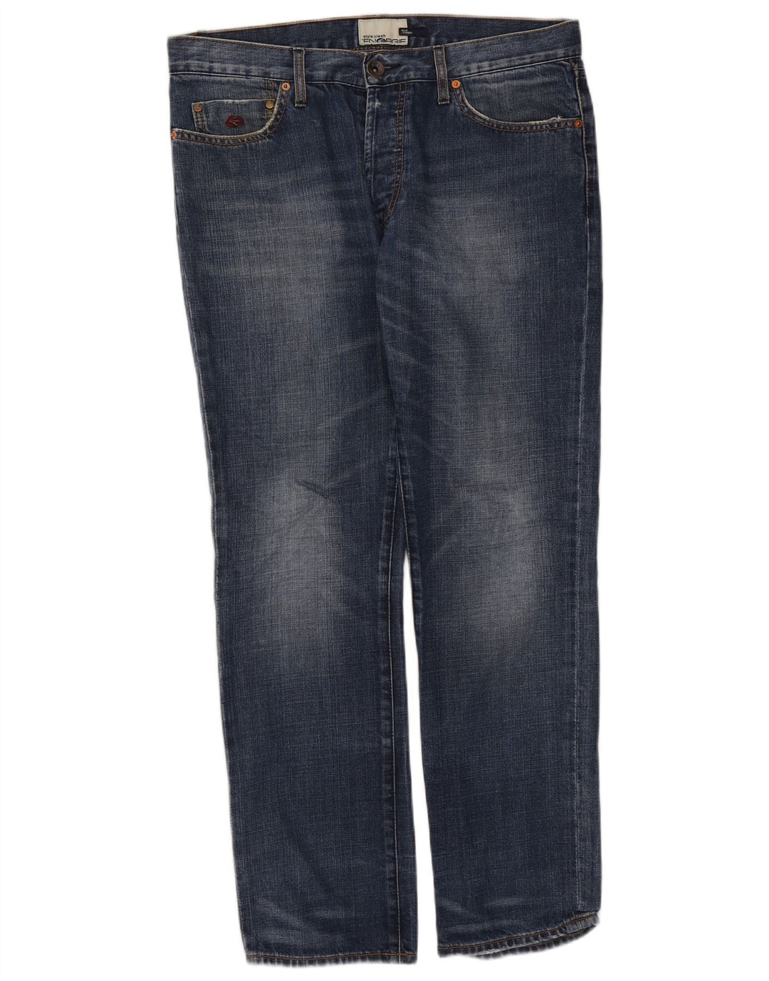 Energie Straight Jeans til mænd W36 L32 blå bomuld