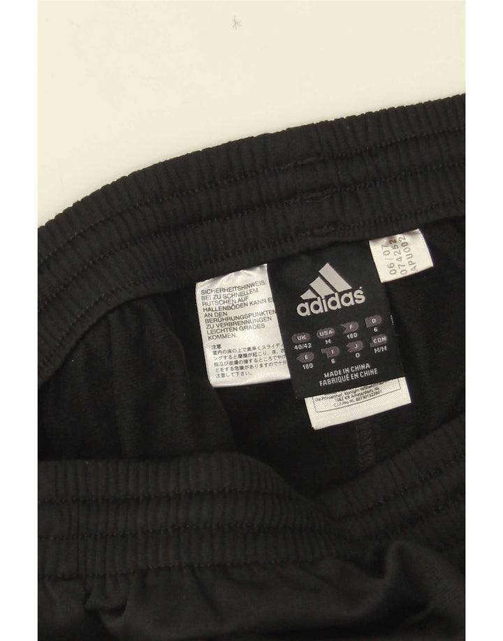 Adidas Træningsdragtsbukser til mænd UK 40/42 Medium Sort Colourblock Polyester