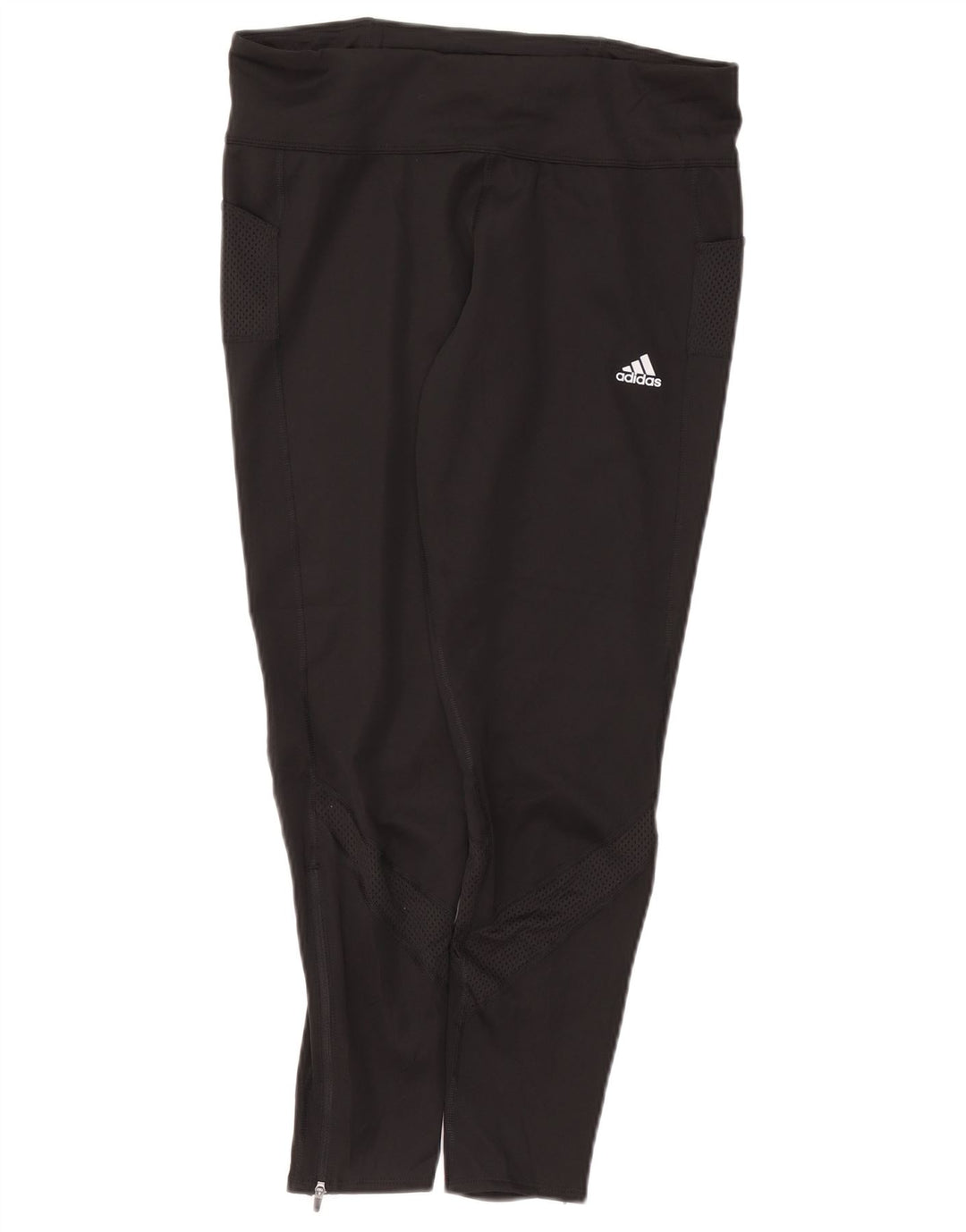 ADIDAS Aeroready Leggings til kvinder UK 16/18 Large Black Polyester