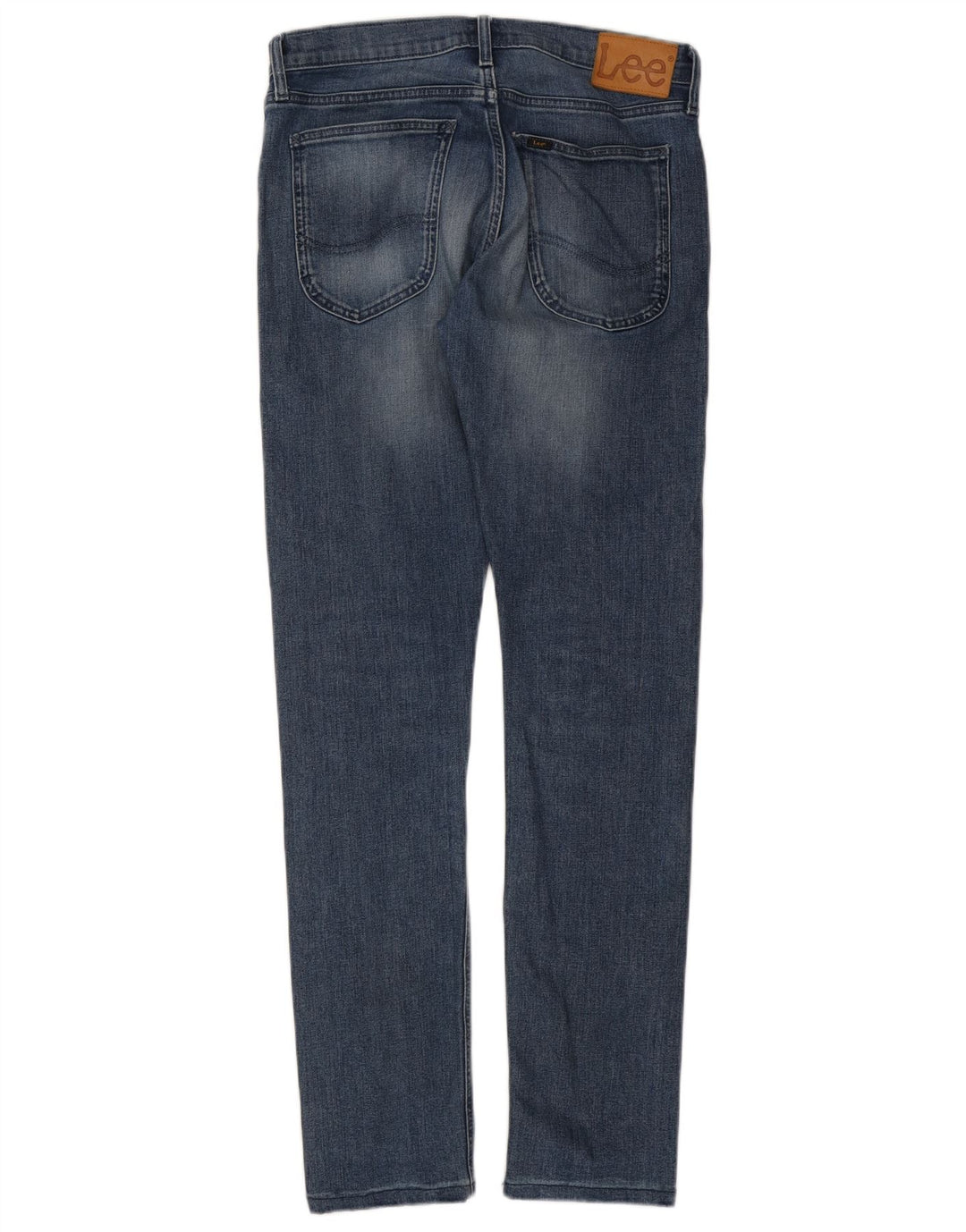 Lee Herre Luke Slim Jeans W31 L34 Blå Bomuld