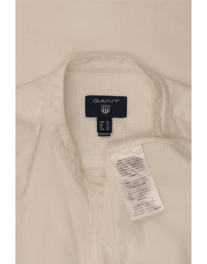 Gant Dame Pullover Shirt UK 14 Large White Lycra