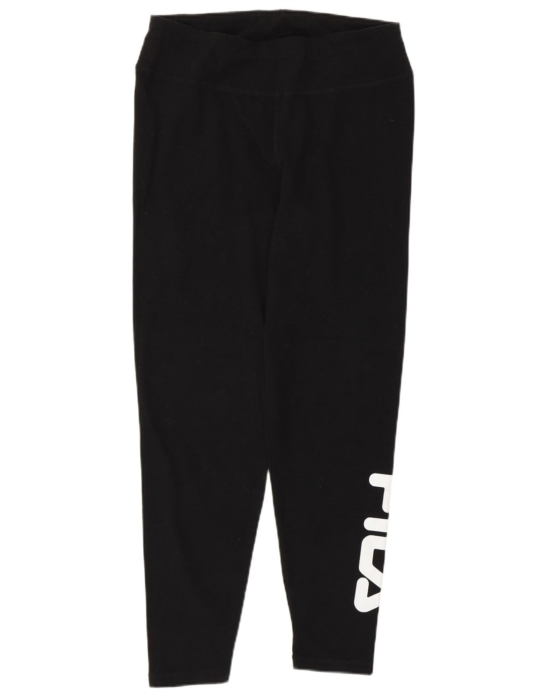 FILA Grafiske Leggings til kvinder UK 14 Medium Sort Bomuld