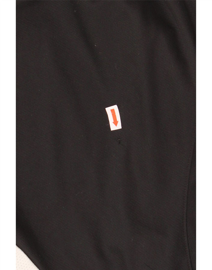 Nike sportsshorts til kvinder UK 10 Small Black Colourblock Polyester