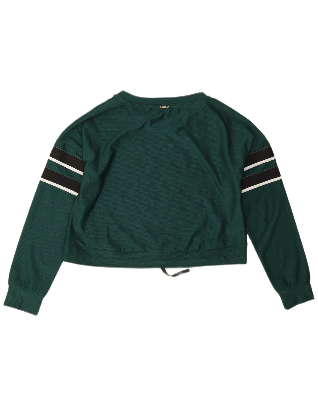 Liu Jo Dame Oversized Grafisk Sweatshirt Jumper UK 10 Lille Grøn