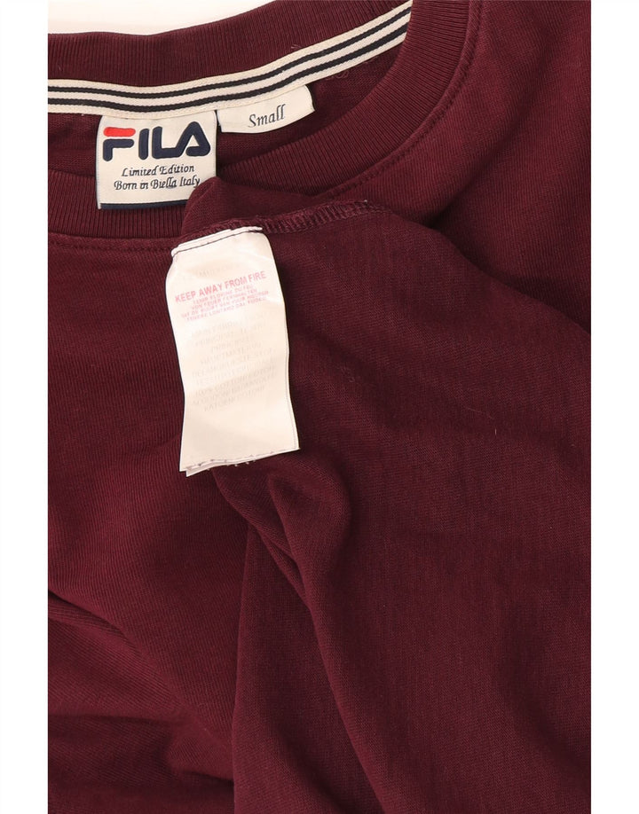 Fila Herre Top Langærmet Lille Bourgogne Bomuld
