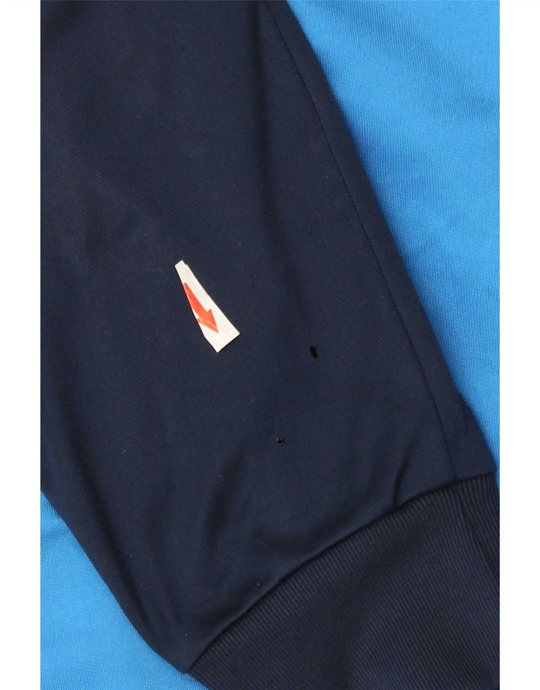 Adidas Træningsdragt til mænd Topjakke UK 42/44 Stor blå farveblok polyester