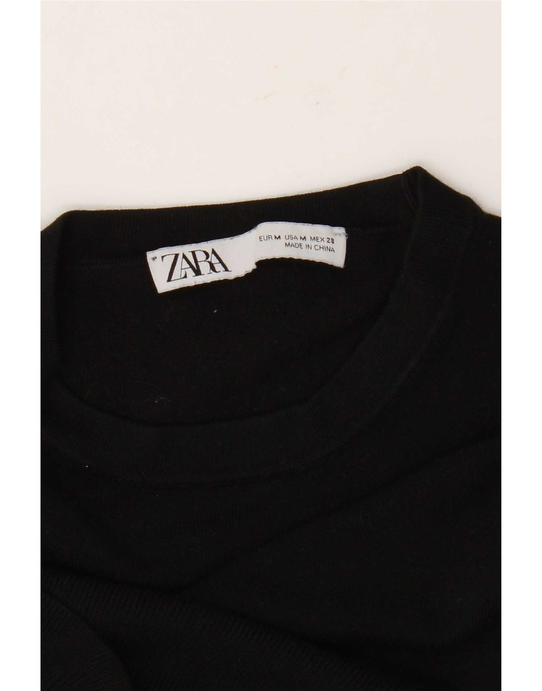 Zara Dame Jumper Sweater UK 12 Medium Sort