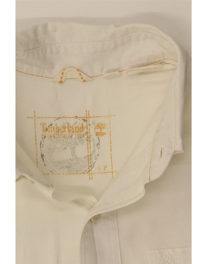 Timberland Kortærmet Herreskjorte Medium White