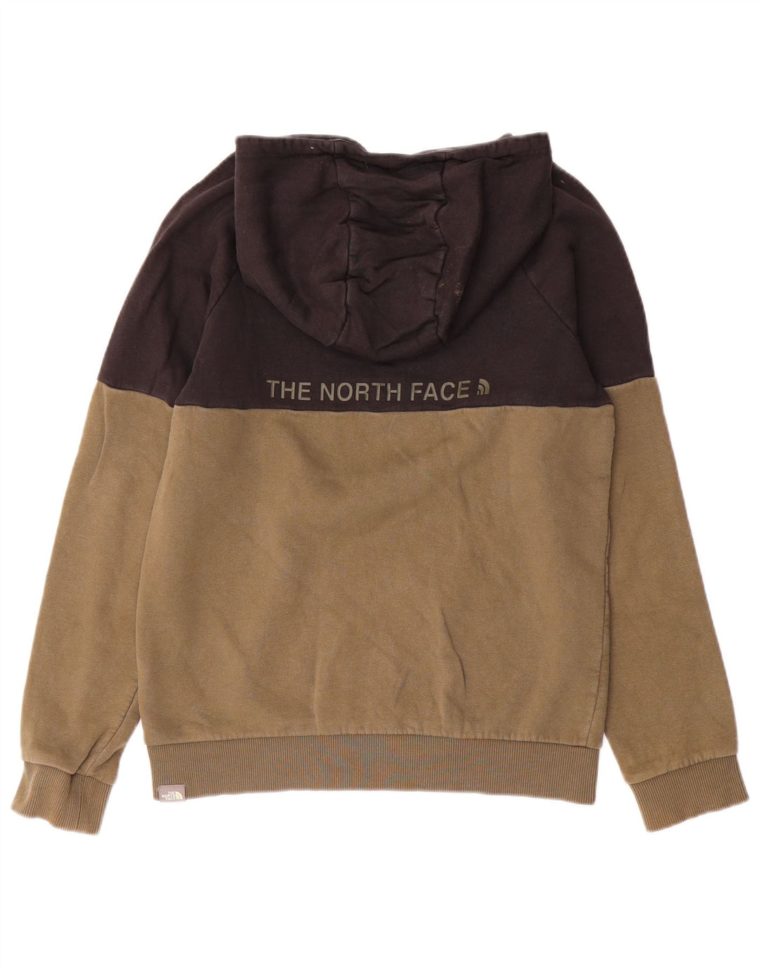 THE NORTH FACE Grafisk hættetrøje til drenge 14-15 år XL Khaki Colourblock