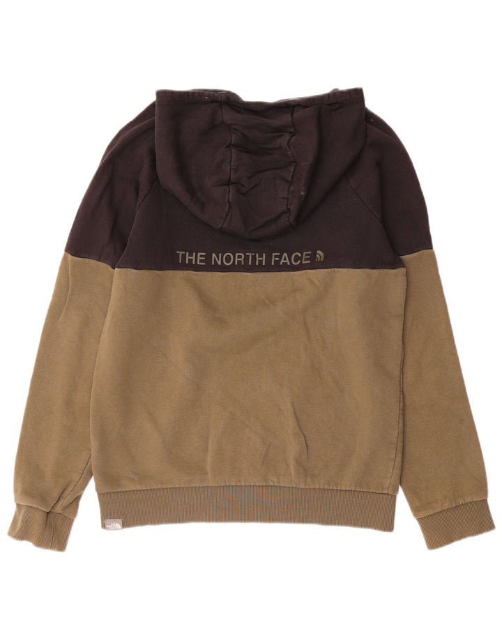 THE NORTH FACE Grafisk hættetrøje til drenge 14-15 år XL Khaki Colourblock