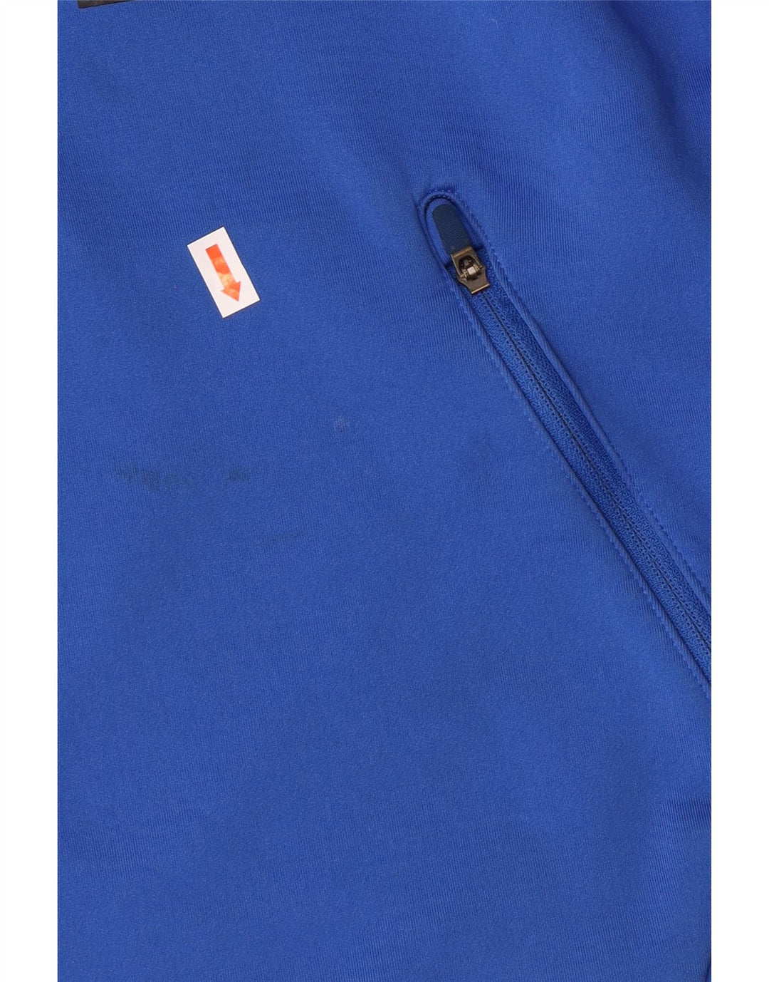 NIKE Dri Fit grafisk hættetrøje til drenge 8-9 år Lille blå polyester