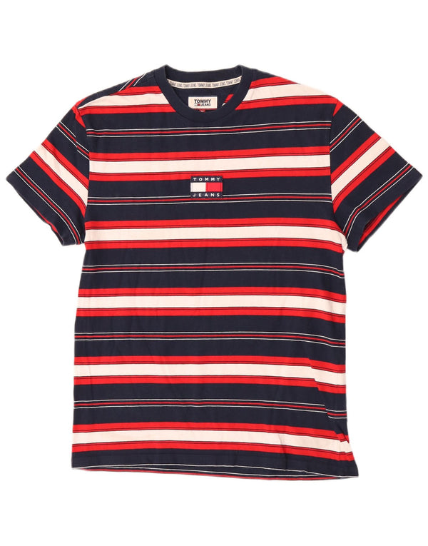 Tommy Hilfiger Kortærmet Herre T-Shirt Top Medium Flerfarvet Stribet