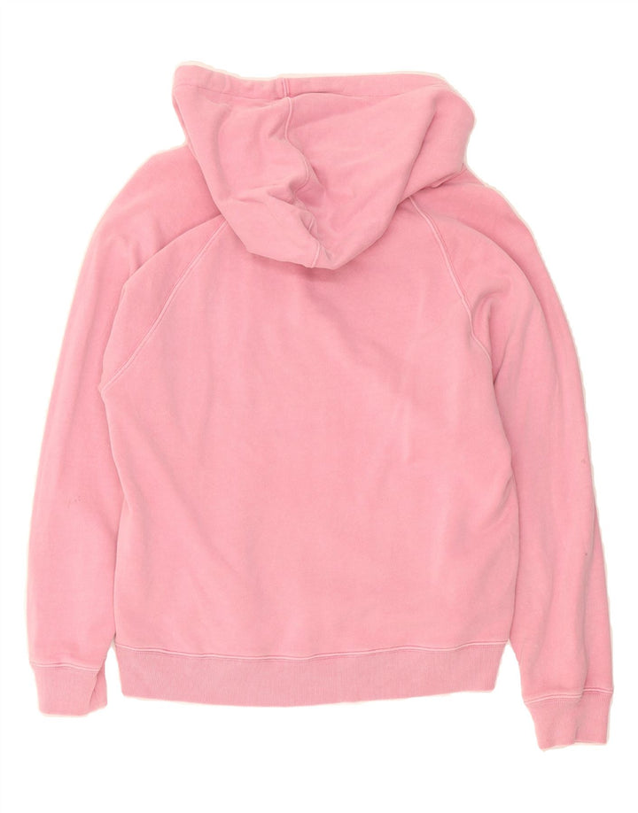 J. CREW Womens Hoodie Jumper UK 14 Medium Pink Cotton Vintage J. Crew and Second-Hand J. Crew from Messina Hembry 