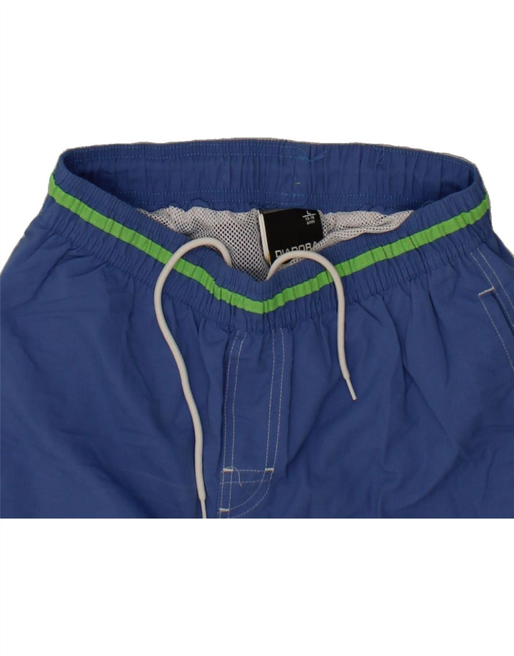 DIADORA Boys Graphic Swimming Shorts 15-16 Years Large Blue Polyamide Vintage Diadora and Second-Hand Diadora from Messina Hembry 