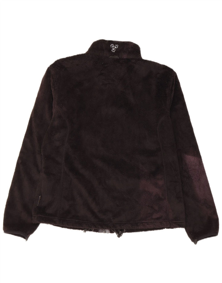 Jack Wolfskin Dame Liner Fleece Jakke UK 16 Stor Sort Polyester