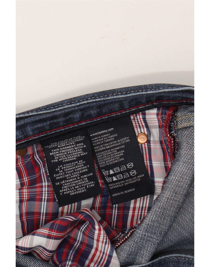 Tommy Hilfiger Herre Straight Jeans W36 L32 Blå Bomuld