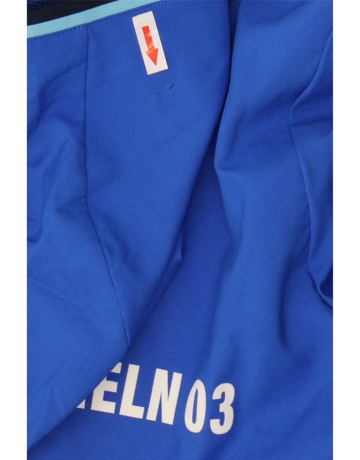 Adidas Herre grafisk træningsdragt med hætte Topjakke Medium Blue Polyester