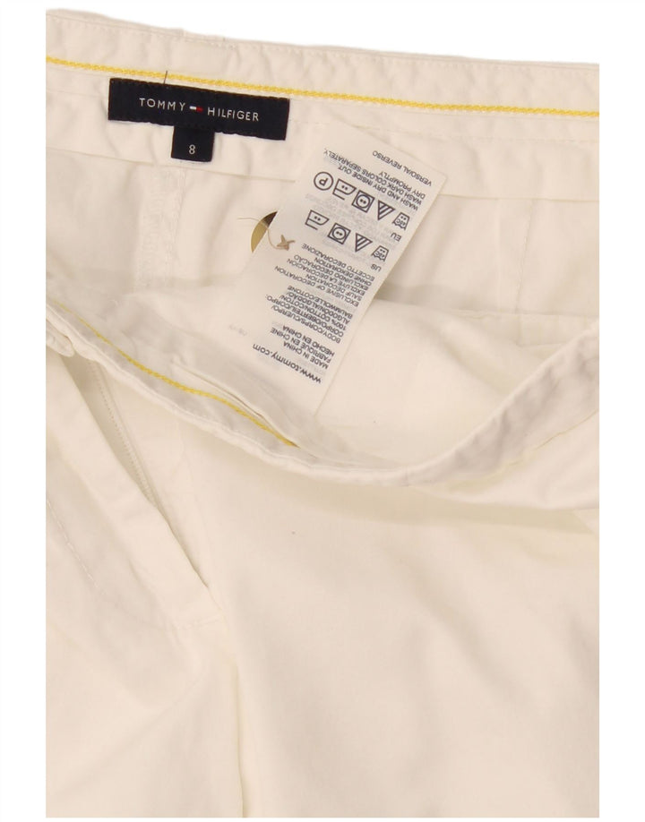 Tommy Hilfiger Chino Shorts til kvinder US 8 Medium W32 Hvid Bomuld
