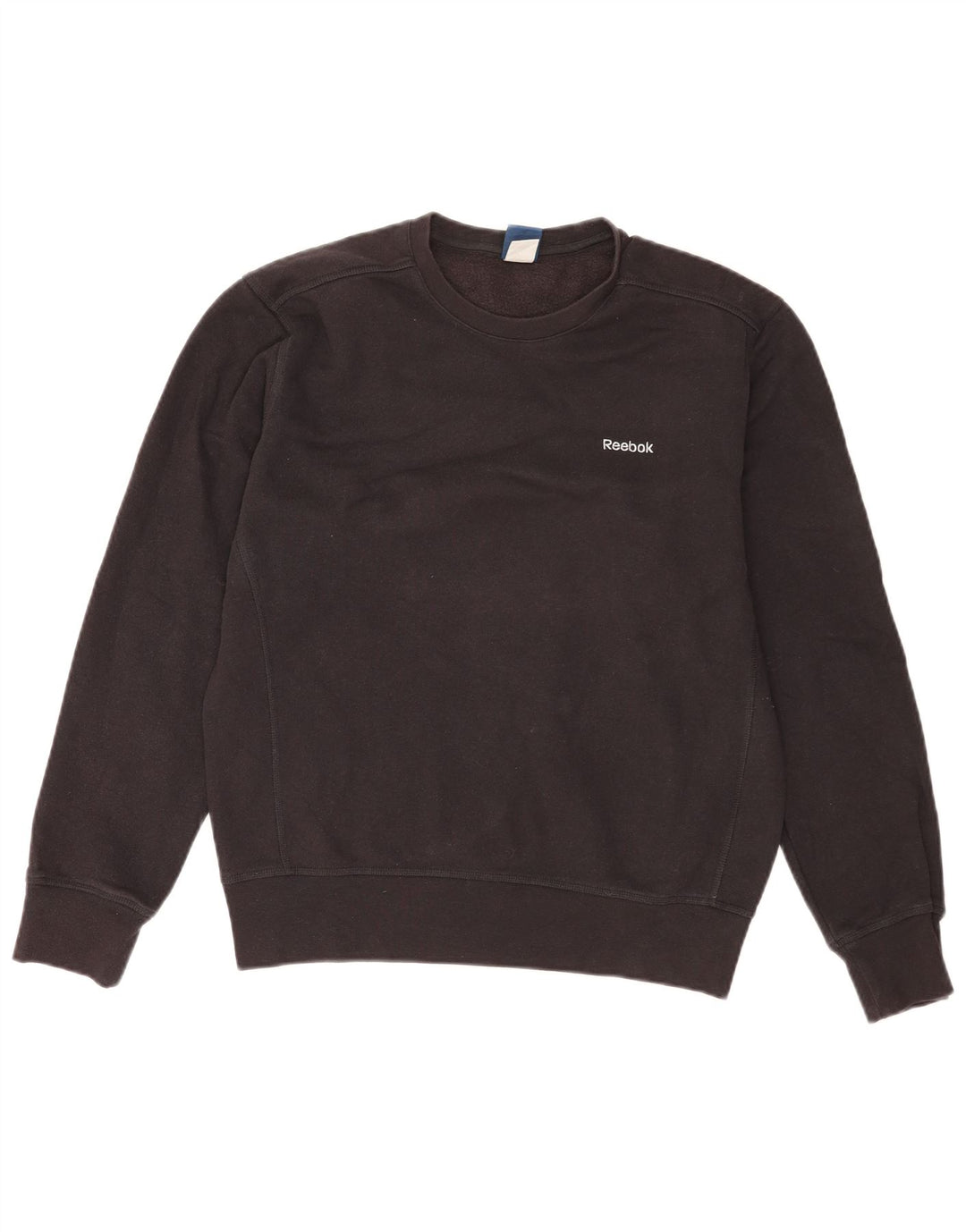 REEBOK Herre Sweatshirt Jumper Medium Sort Bomuld