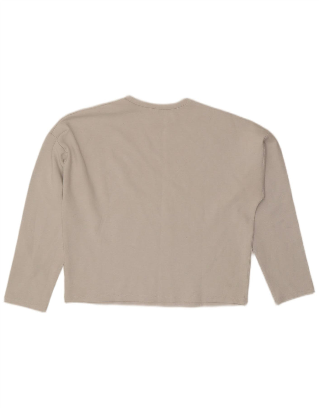 Zara Dame Oversized Top Langærmet UK 10 Lille Grå