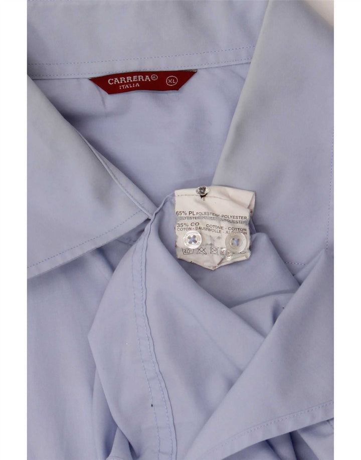 Carrera herreskjorte XL blå polyester