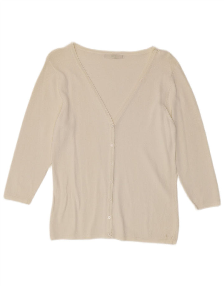 Marks & Spencer Dame Cardigan Sweater UK 10 Small Off White