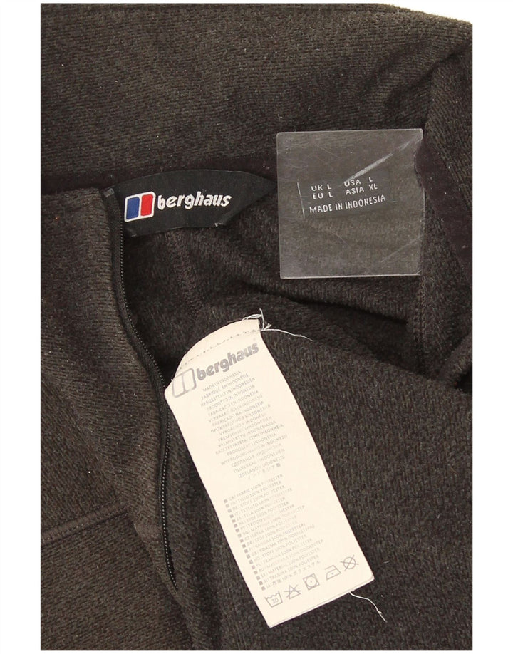 Berghaus Herre lynlås-hals Fleece Jumper Stor Grøn Flecked Polyester