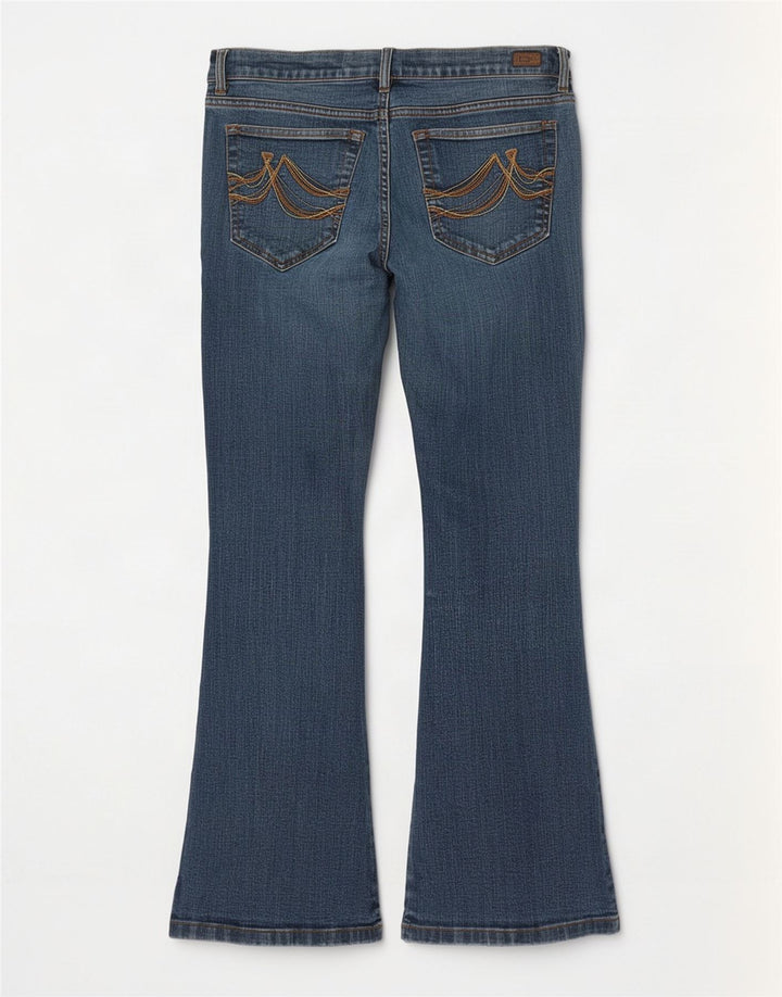 Dkny Dame Bootcut Jeans W30 L28 Blå