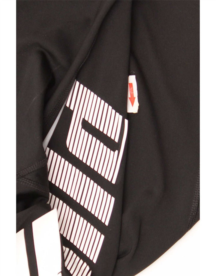 Puma Grafiske Leggings til kvinder UK 10 Lille sort polyester