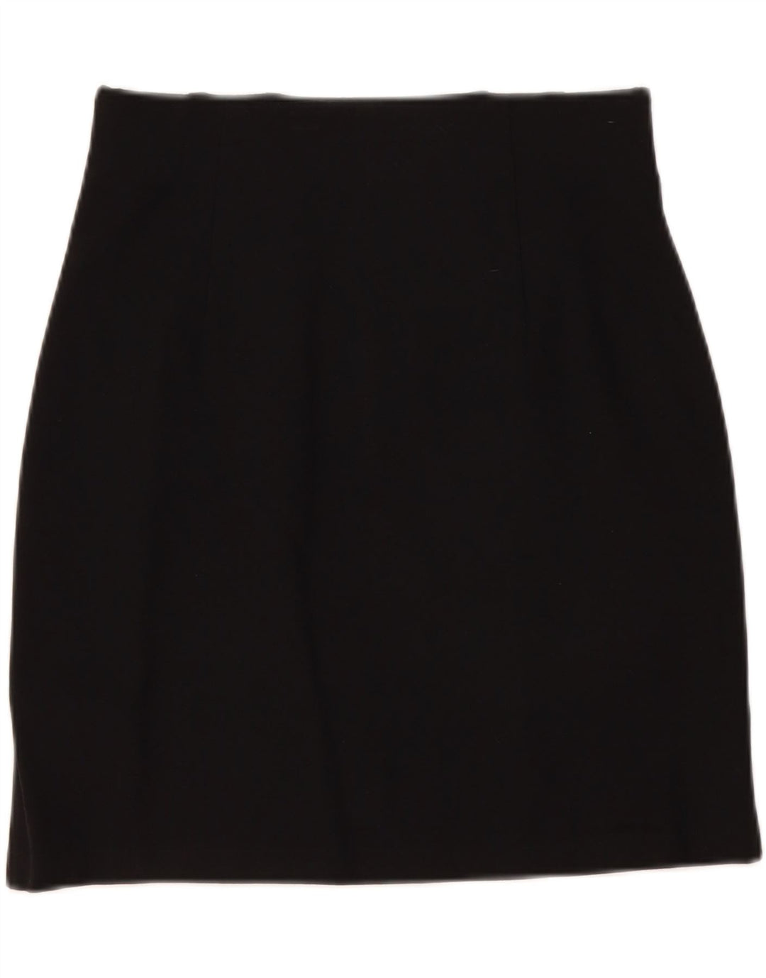Marks & Spencer Mininederdel til kvinder UK 12 Medium W30 Sort Viscose
