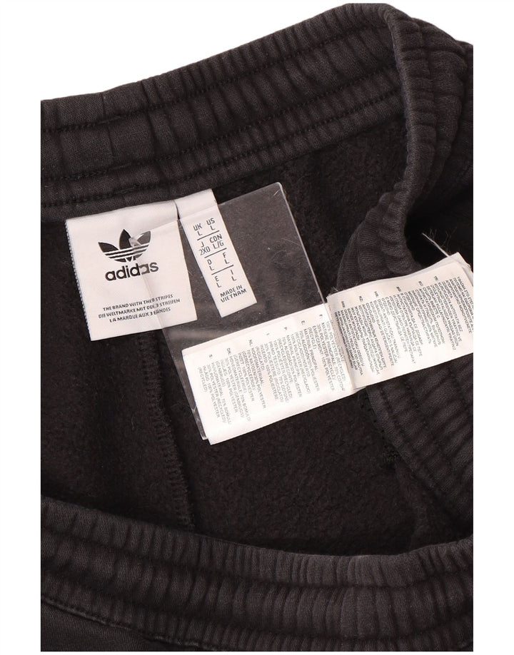 ADIDAS Træningsdragt bukser til mænd Joggers Large Black Colourblock Bomuld