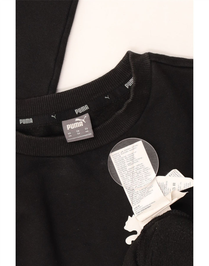 Puma Herre Grafisk Sweatshirt Jumper XS Sort Bomuld