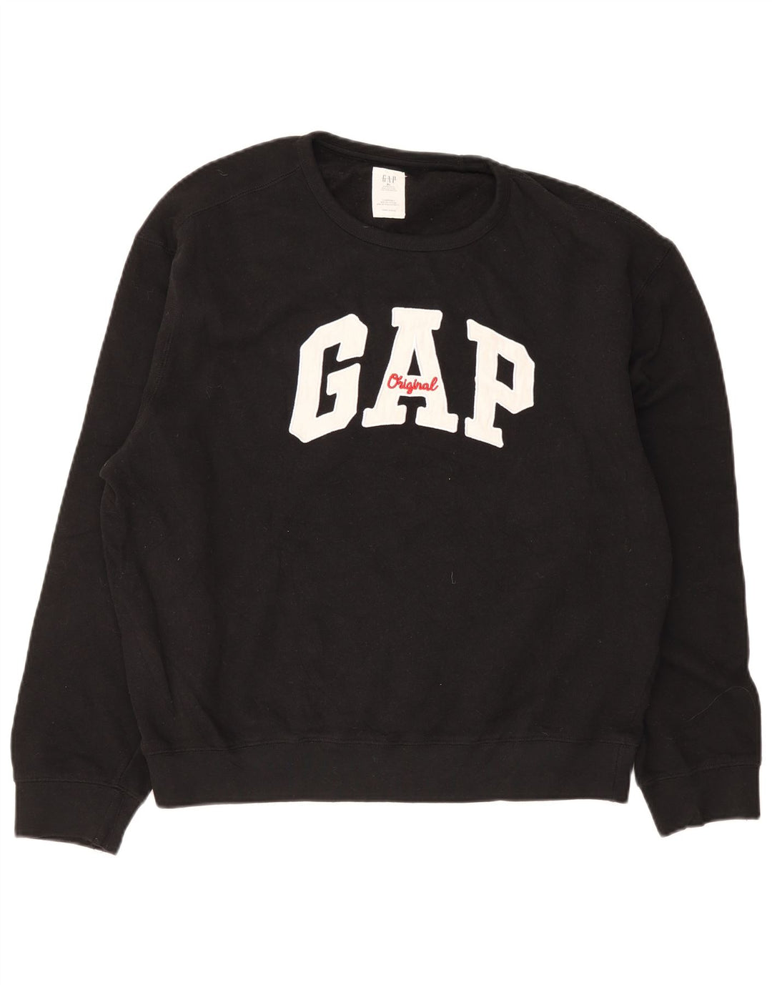 Gap Herre Grafisk Sweatshirt Jumper XL Sort Bomuld