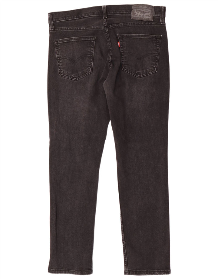 Levi's Herre 511 Slim Jeans W34 L30 Sort Bomuld