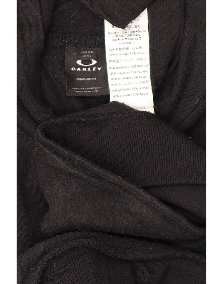 OAKLEY Herre Regular Fit Hættetrøje Jumper Medium Sort Polyester