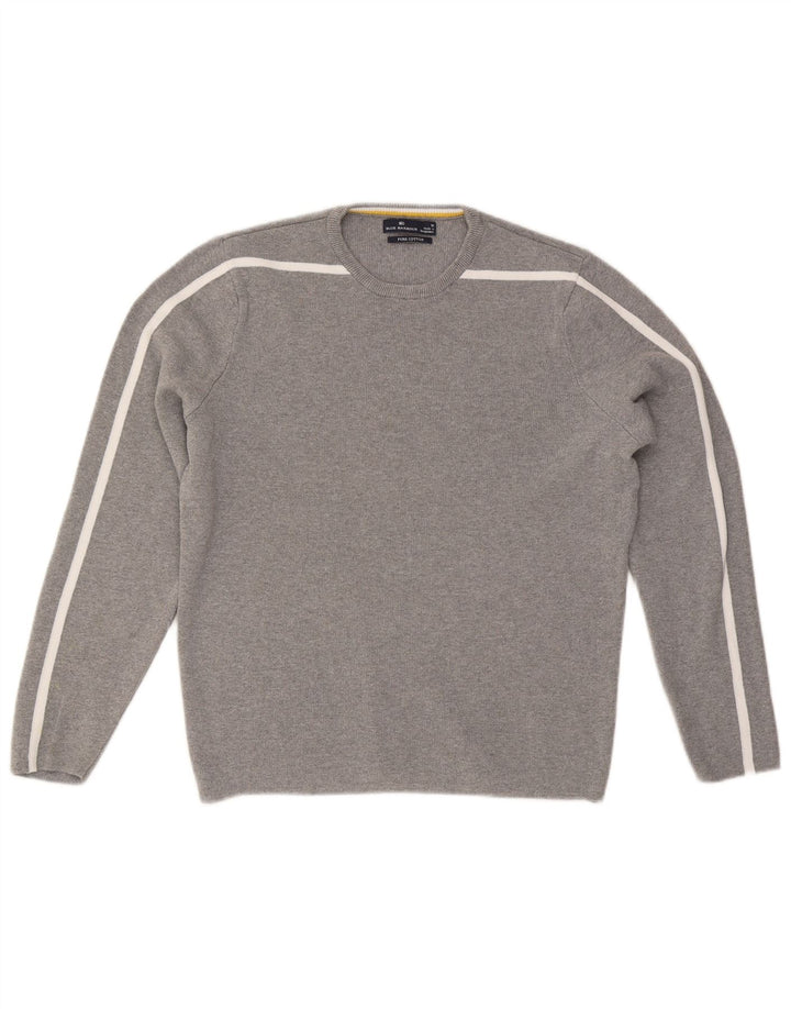 Marks & Spencer Dame sweater med rund hals DK 14 mellemgrå