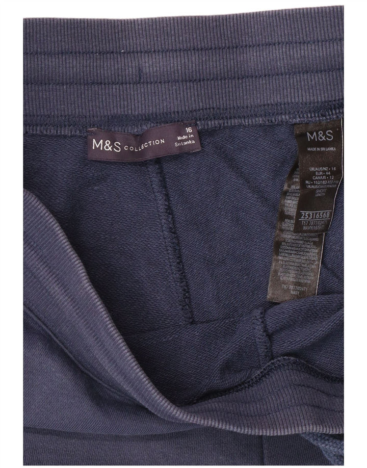 Marks & Spencer Dame træningsdragt Bukser Joggers UK 16 Large Navy Blue