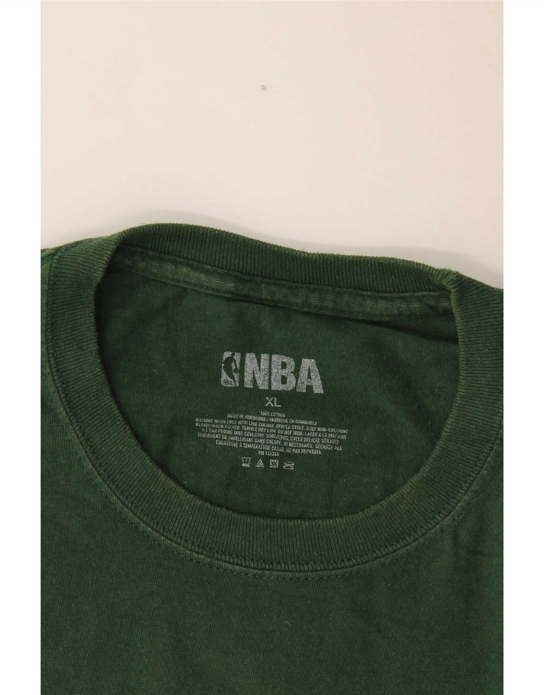 NBA grafisk T-shirt top til mænd XL Grøn bomuld