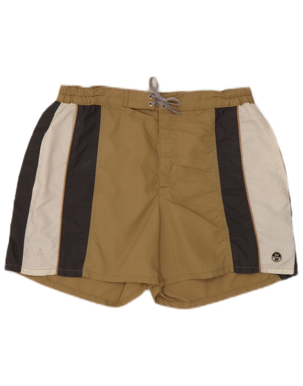 North Sails Herre badeshorts Medium Beige Colourblock