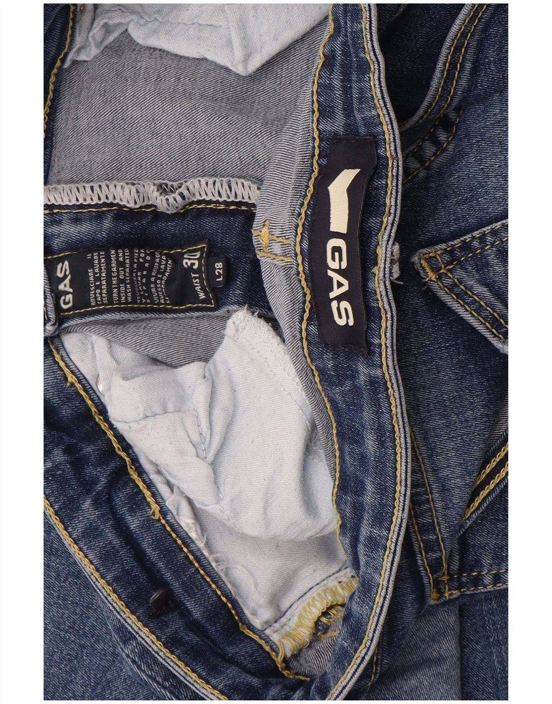 Gas Dame Skinny Jeans W30 L28 Blå